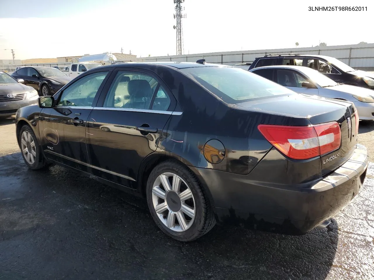 2008 Lincoln Mkz VIN: 3LNHM26T98R662011 Lot: 66884824