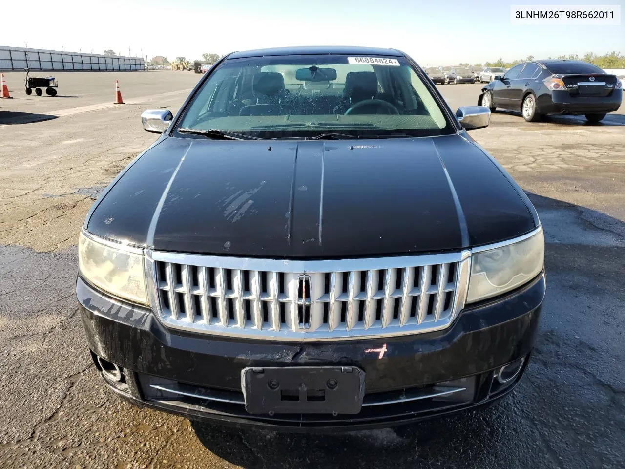 2008 Lincoln Mkz VIN: 3LNHM26T98R662011 Lot: 66884824