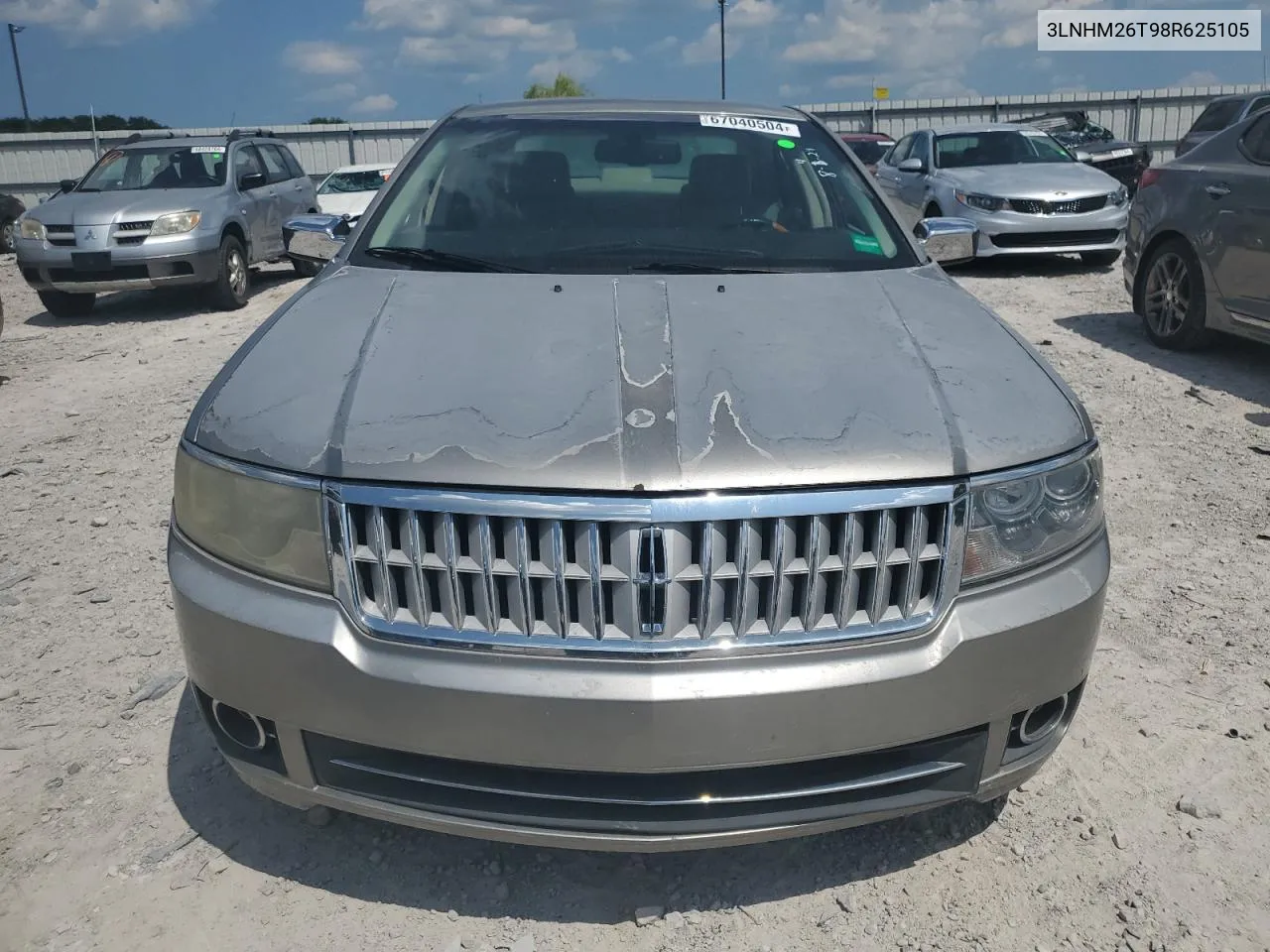 3LNHM26T98R625105 2008 Lincoln Mkz