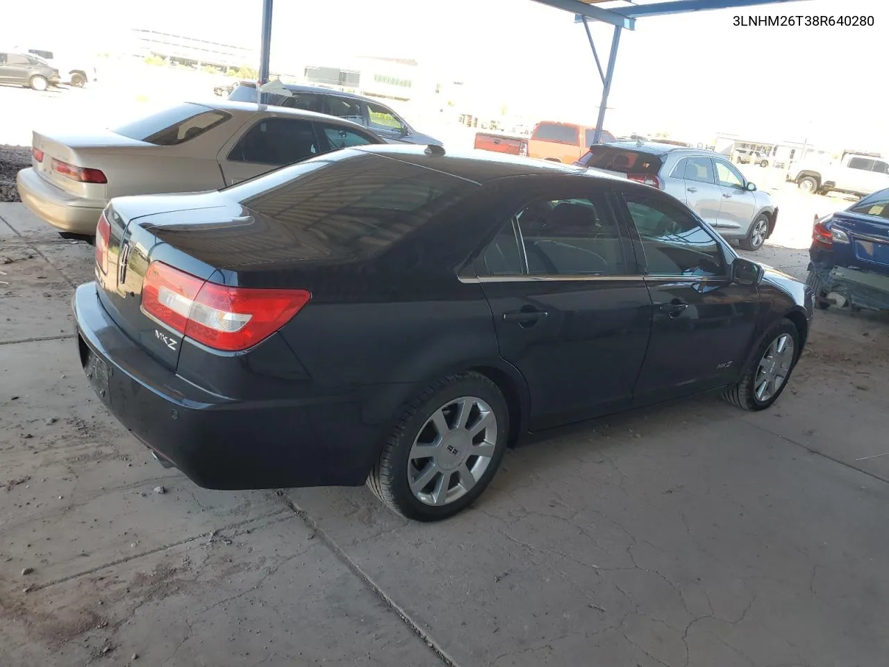 2008 Lincoln Mkz VIN: 3LNHM26T38R640280 Lot: 68540344