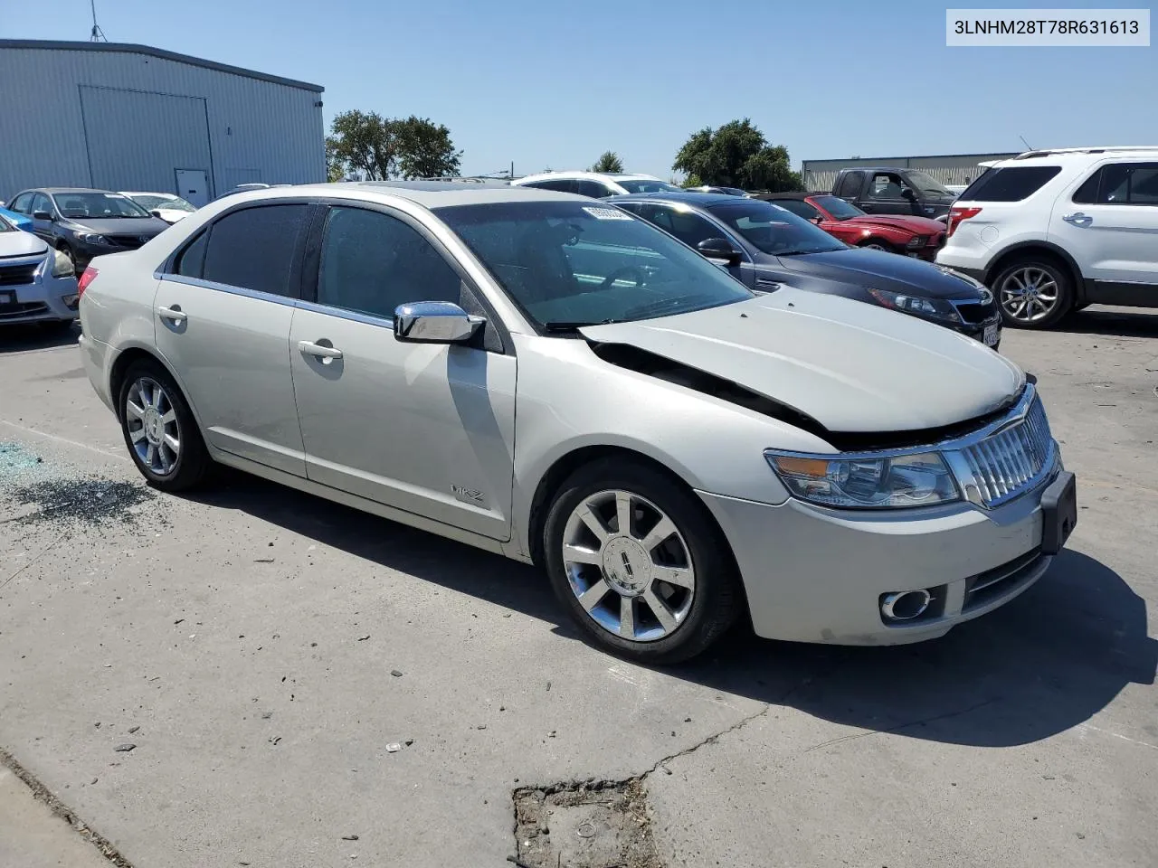 2008 Lincoln Mkz VIN: 3LNHM28T78R631613 Lot: 69068324