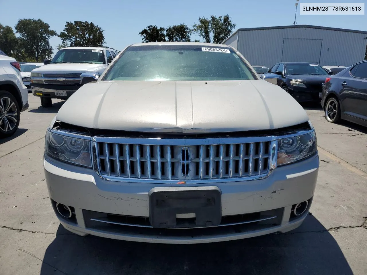 2008 Lincoln Mkz VIN: 3LNHM28T78R631613 Lot: 69068324