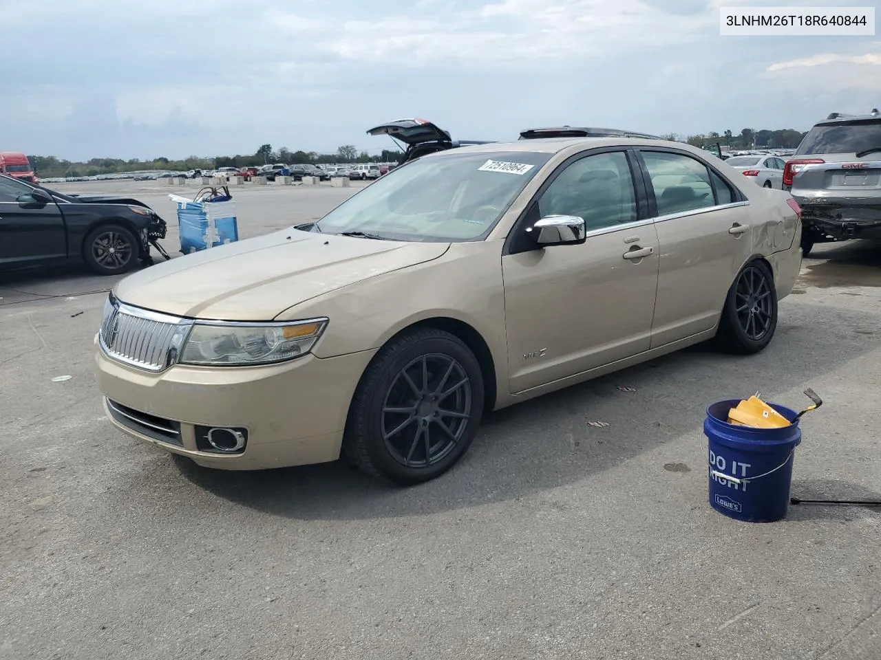 2008 Lincoln Mkz VIN: 3LNHM26T18R640844 Lot: 72510964