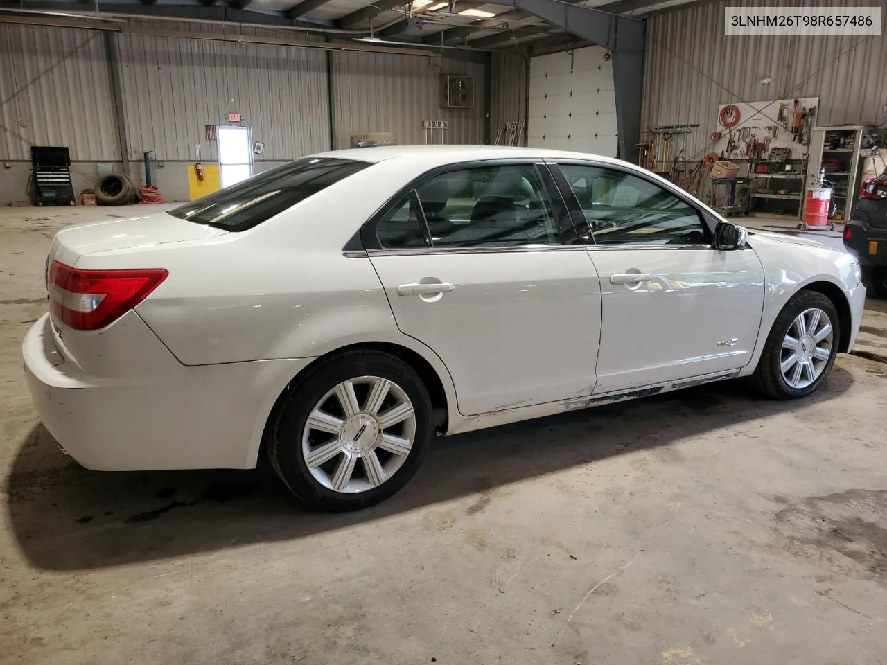 2008 Lincoln Mkz VIN: 3LNHM26T98R657486 Lot: 74798334