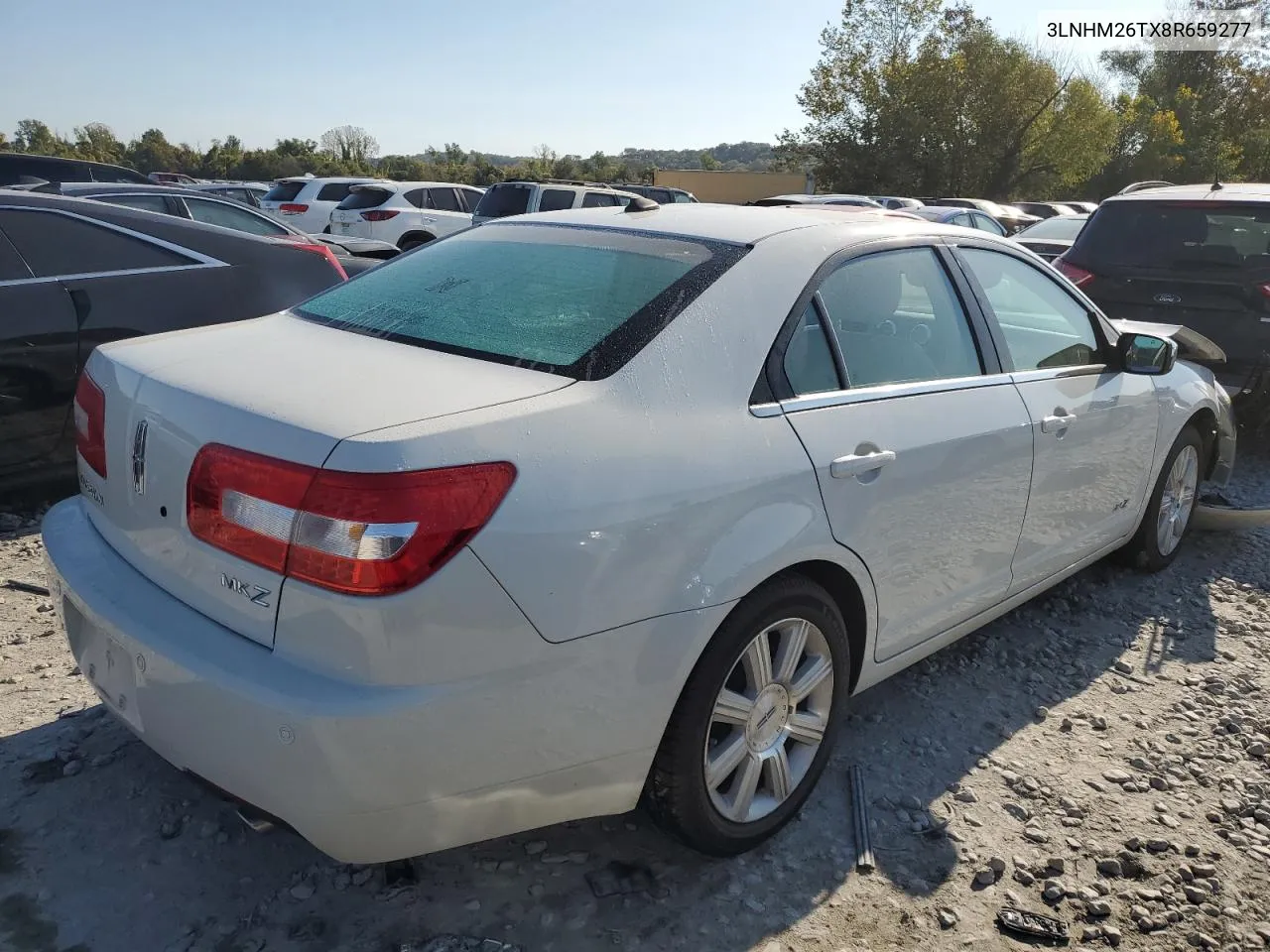 2008 Lincoln Mkz VIN: 3LNHM26TX8R659277 Lot: 75490014