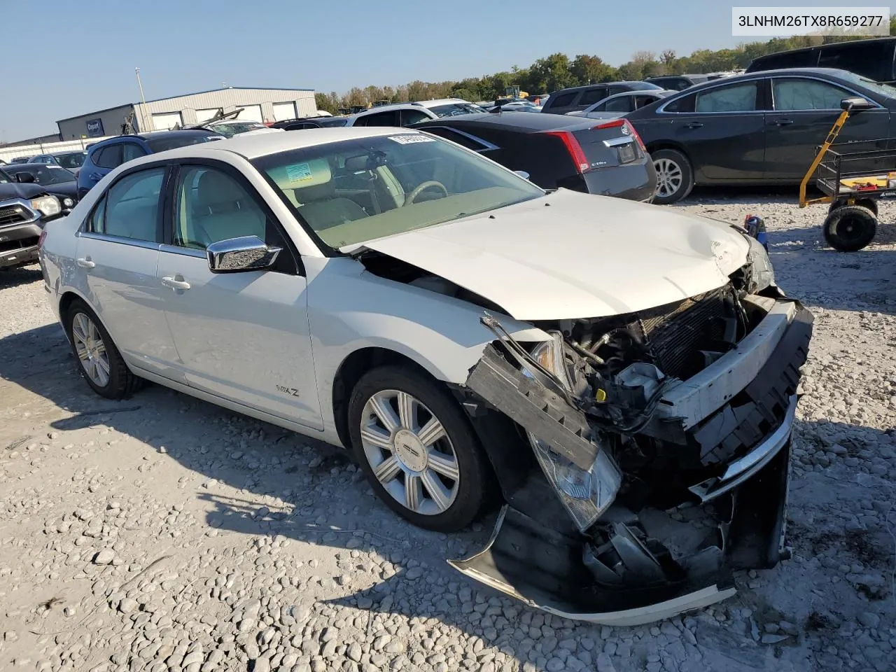 2008 Lincoln Mkz VIN: 3LNHM26TX8R659277 Lot: 75490014