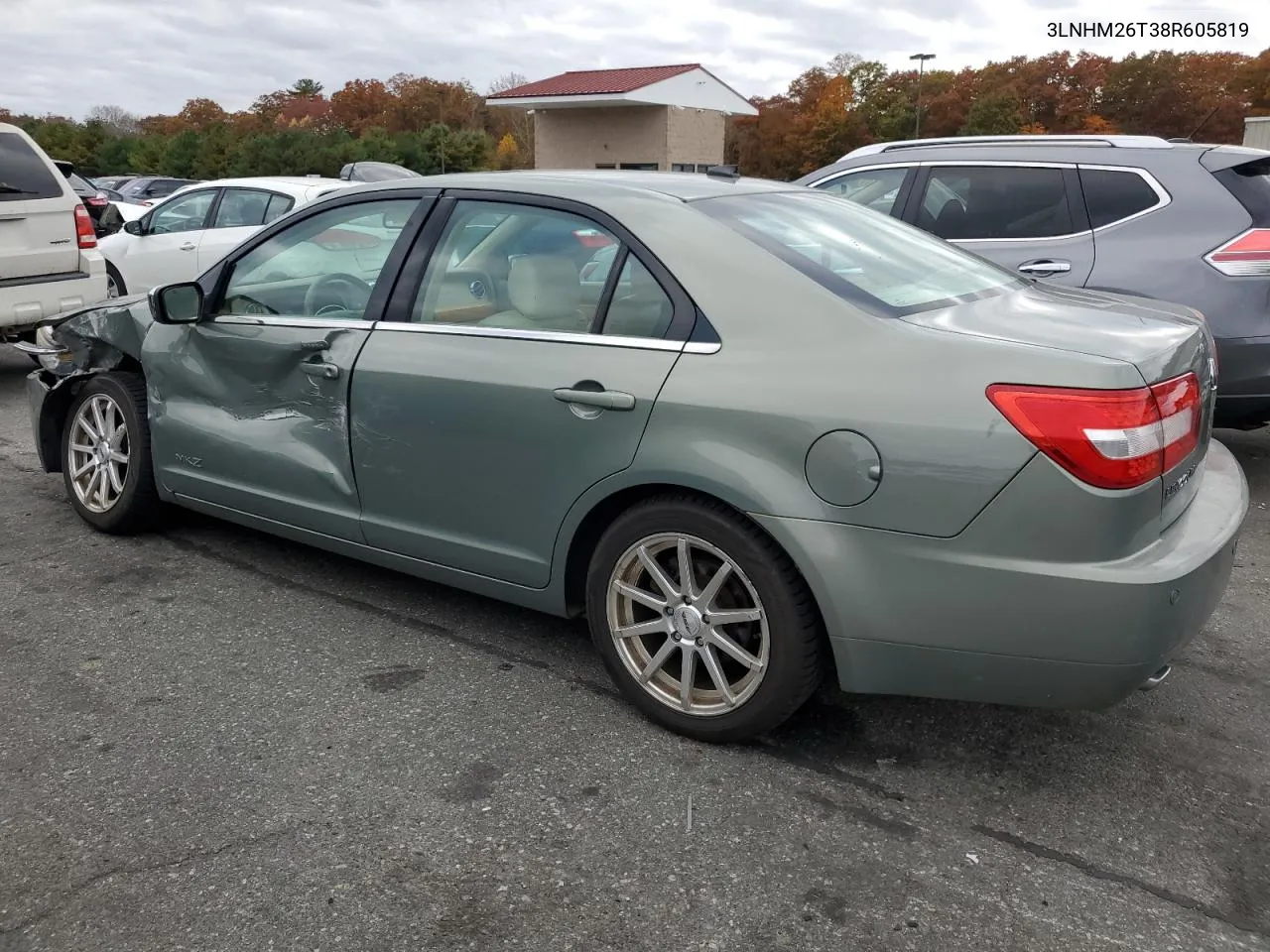 2008 Lincoln Mkz VIN: 3LNHM26T38R605819 Lot: 77163964