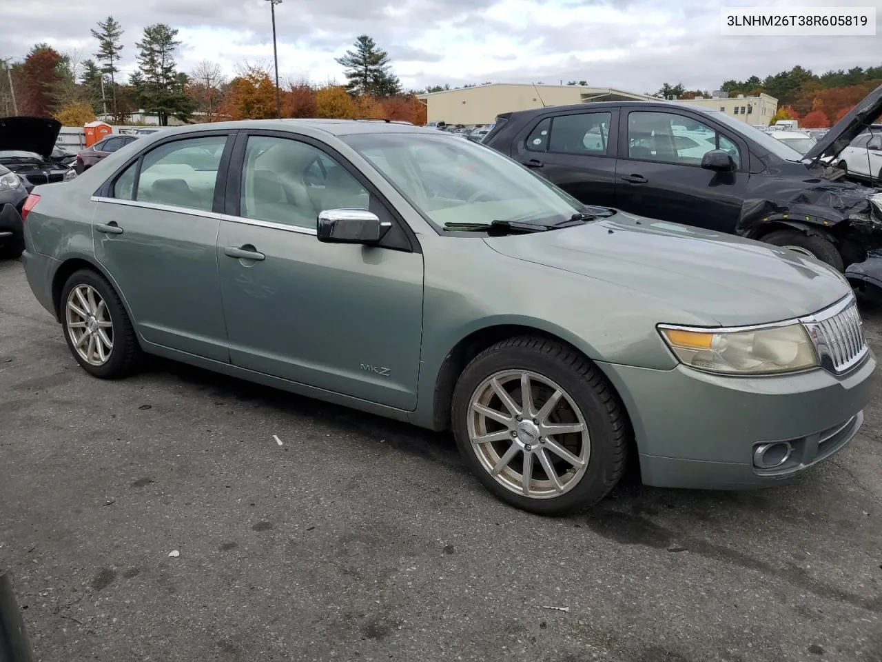 2008 Lincoln Mkz VIN: 3LNHM26T38R605819 Lot: 77163964