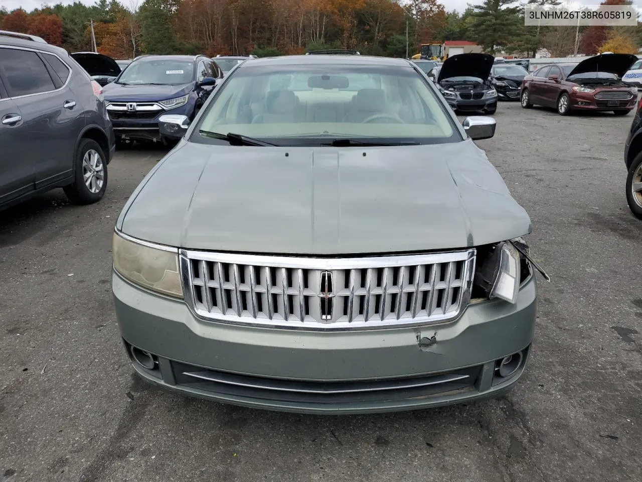 2008 Lincoln Mkz VIN: 3LNHM26T38R605819 Lot: 77163964