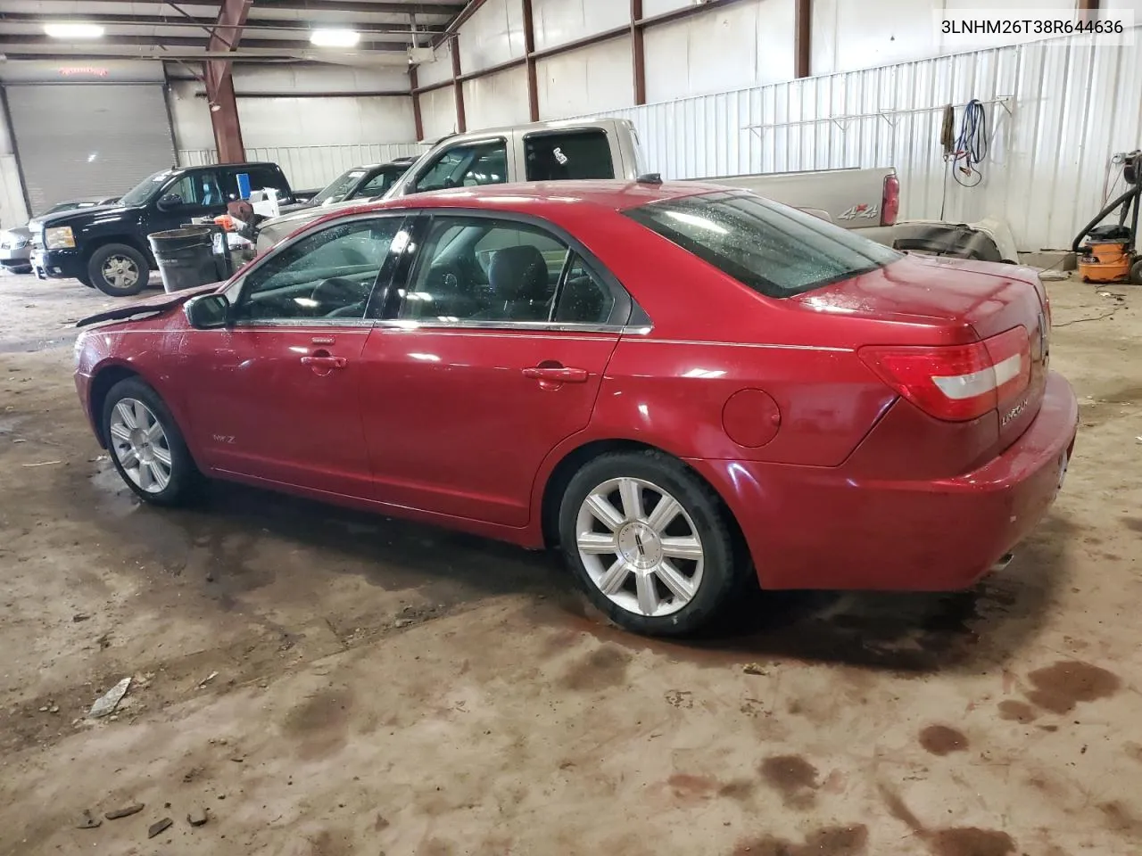 2008 Lincoln Mkz VIN: 3LNHM26T38R644636 Lot: 77557754