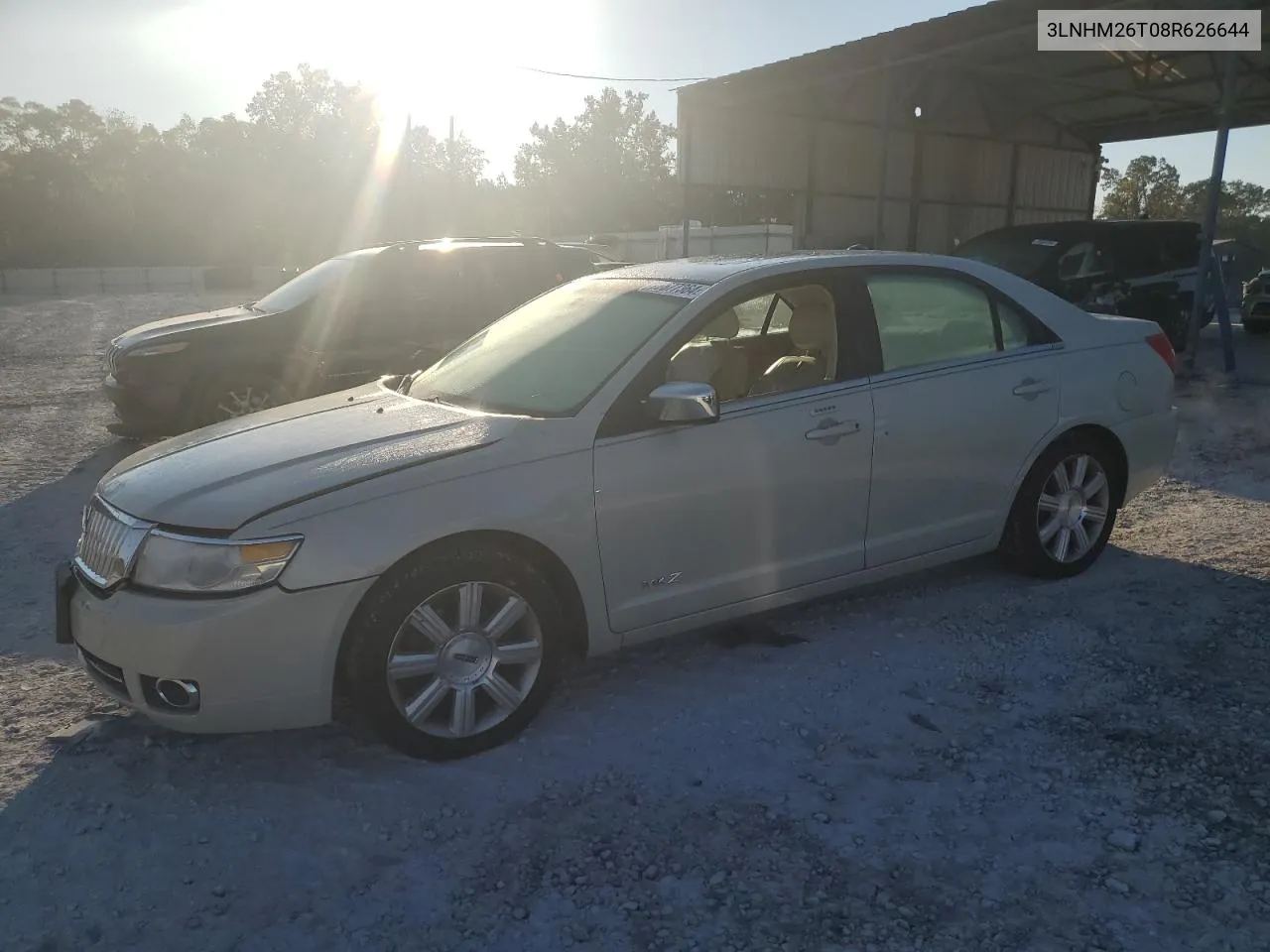 2008 Lincoln Mkz VIN: 3LNHM26T08R626644 Lot: 77577364