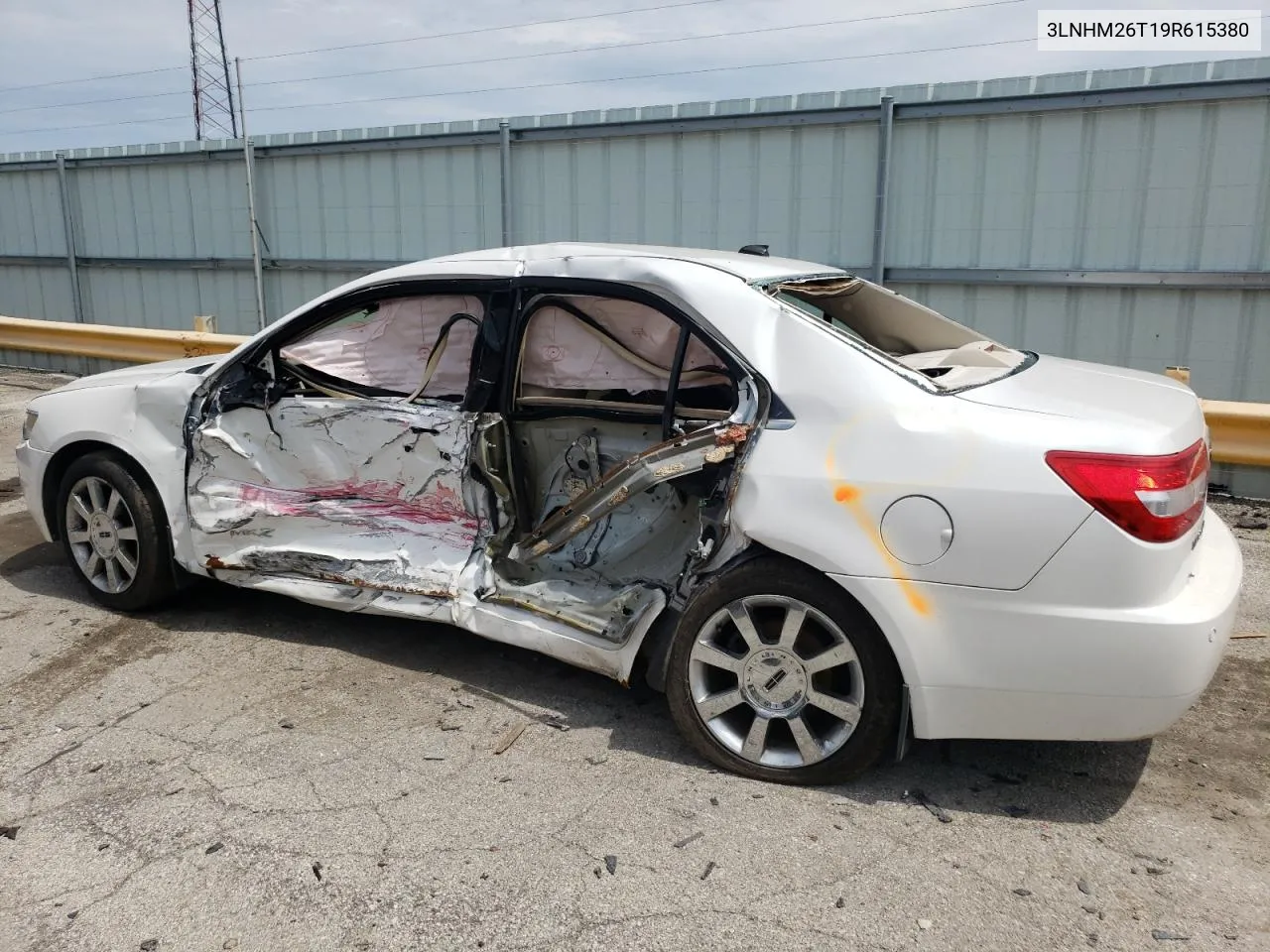 2009 Lincoln Mkz VIN: 3LNHM26T19R615380 Lot: 71293974