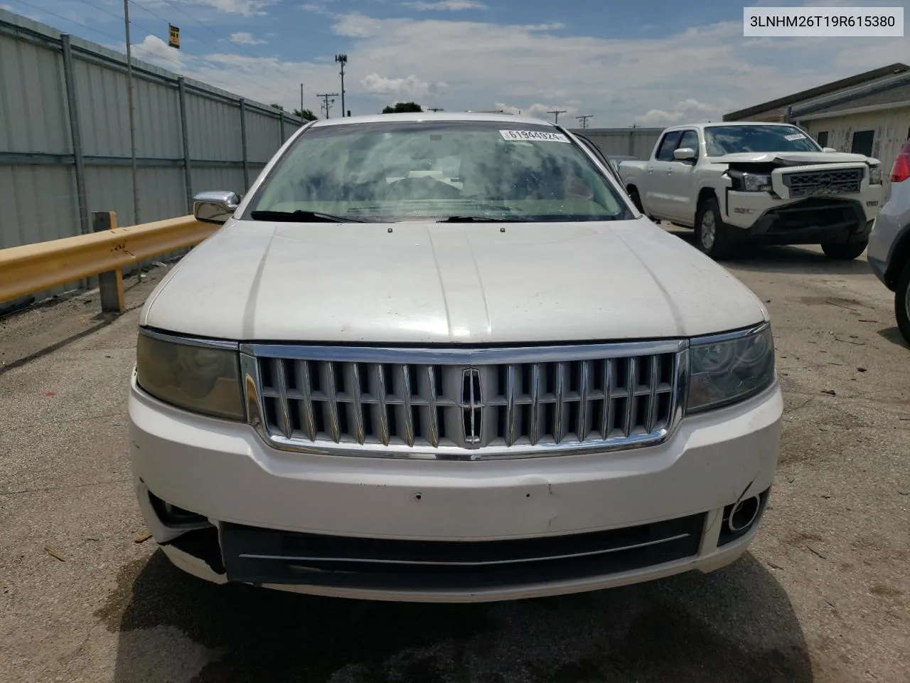 2009 Lincoln Mkz VIN: 3LNHM26T19R615380 Lot: 71293974