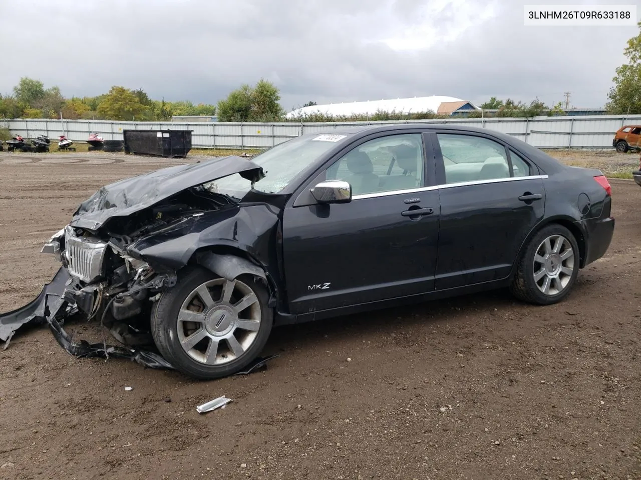 2009 Lincoln Mkz VIN: 3LNHM26T09R633188 Lot: 72770324