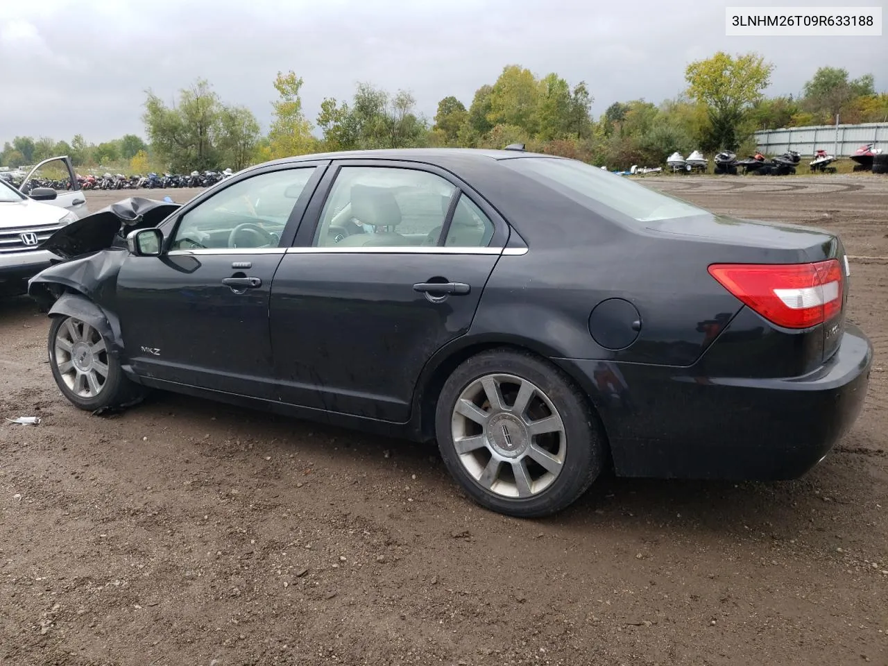 2009 Lincoln Mkz VIN: 3LNHM26T09R633188 Lot: 72770324