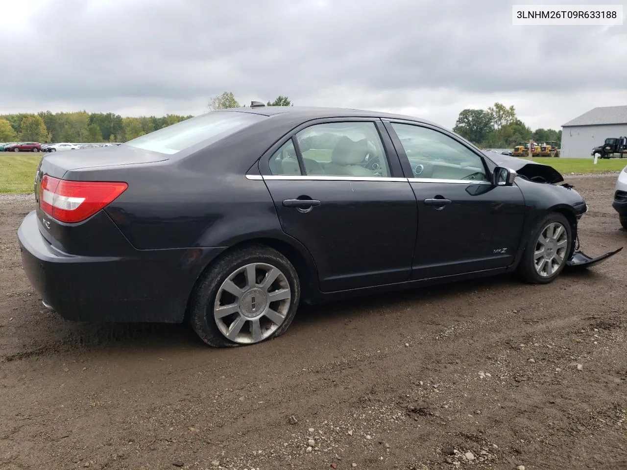 2009 Lincoln Mkz VIN: 3LNHM26T09R633188 Lot: 72770324