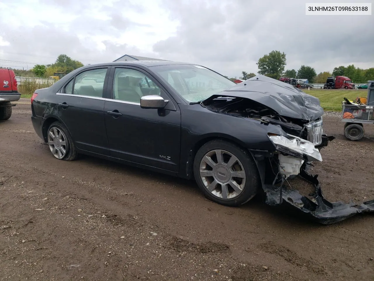 2009 Lincoln Mkz VIN: 3LNHM26T09R633188 Lot: 72770324