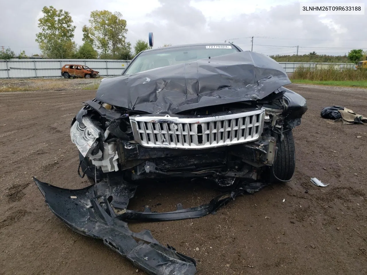 2009 Lincoln Mkz VIN: 3LNHM26T09R633188 Lot: 72770324