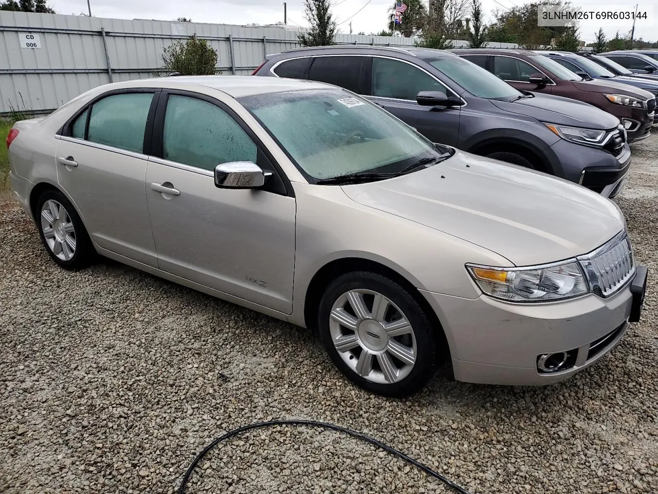 2009 Lincoln Mkz VIN: 3LNHM26T69R603144 Lot: 74399704