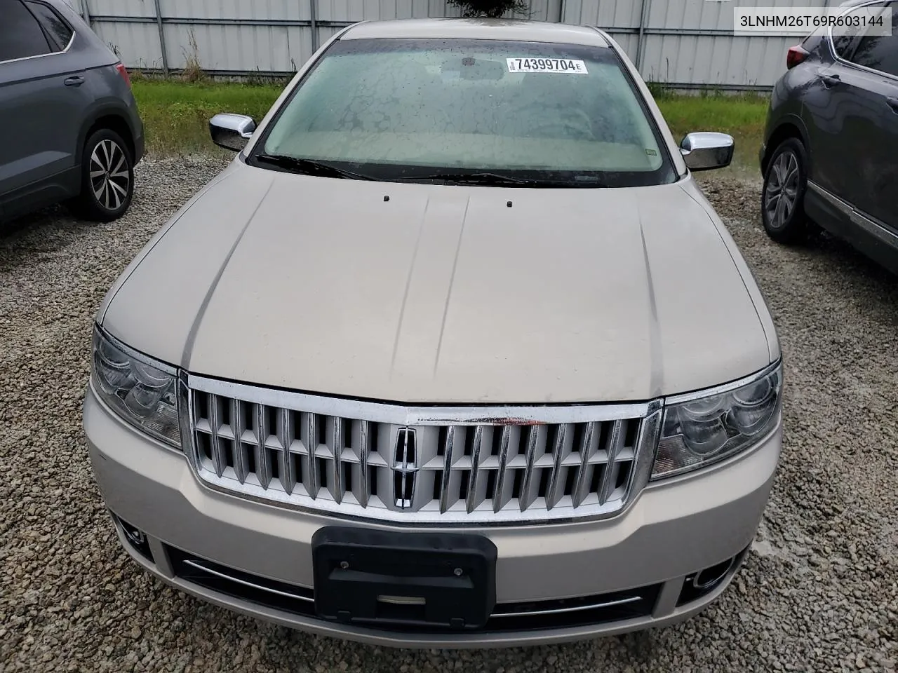 2009 Lincoln Mkz VIN: 3LNHM26T69R603144 Lot: 74399704