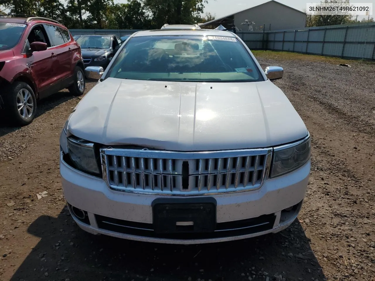 2009 Lincoln Mkz VIN: 3LNHM26T49R621092 Lot: 74934074