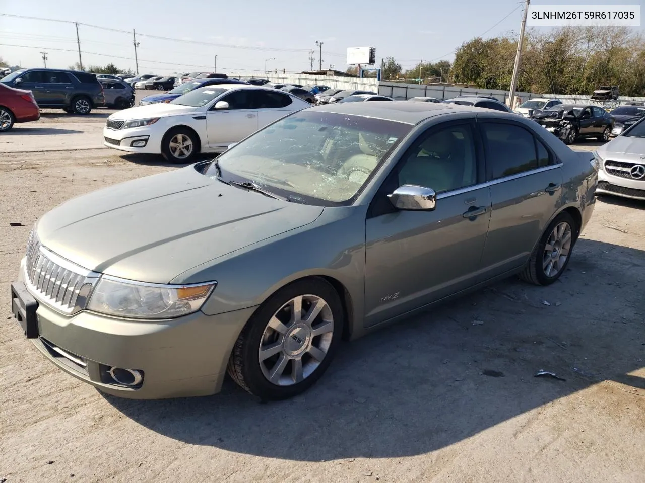 2009 Lincoln Mkz VIN: 3LNHM26T59R617035 Lot: 74940874