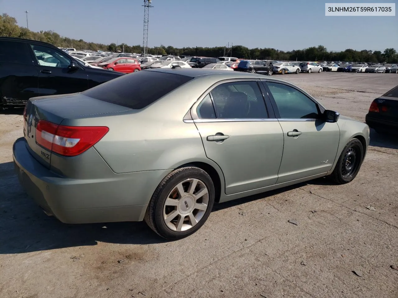 2009 Lincoln Mkz VIN: 3LNHM26T59R617035 Lot: 74940874