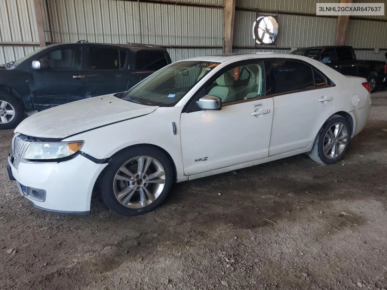 2010 Lincoln Mkz VIN: 3LNHL2GCXAR647637 Lot: 62349674