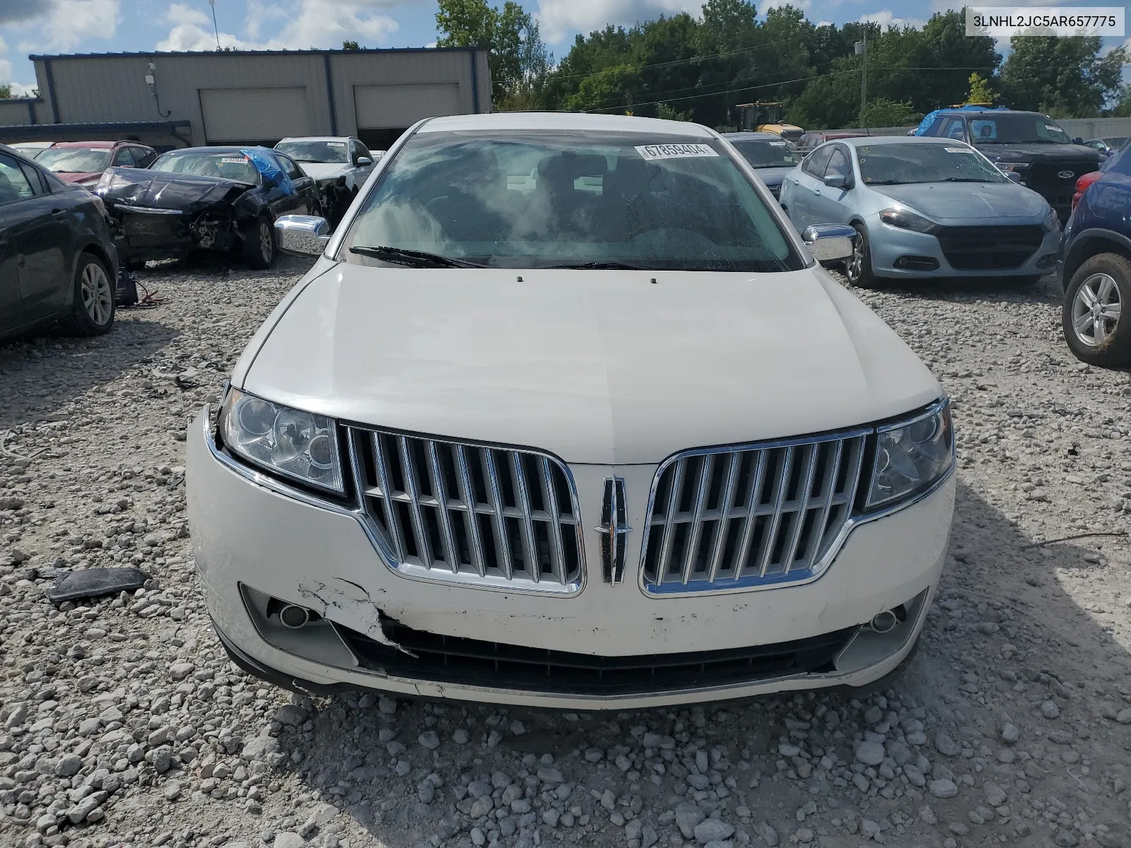 2010 Lincoln Mkz VIN: 3LNHL2JC5AR657775 Lot: 67859404