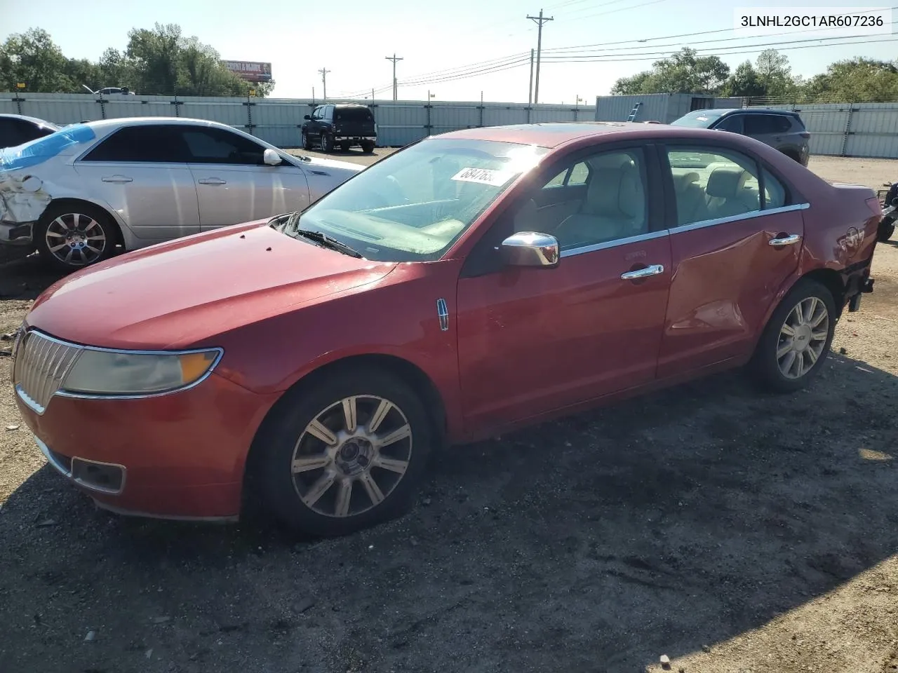 2010 Lincoln Mkz VIN: 3LNHL2GC1AR607236 Lot: 68476554