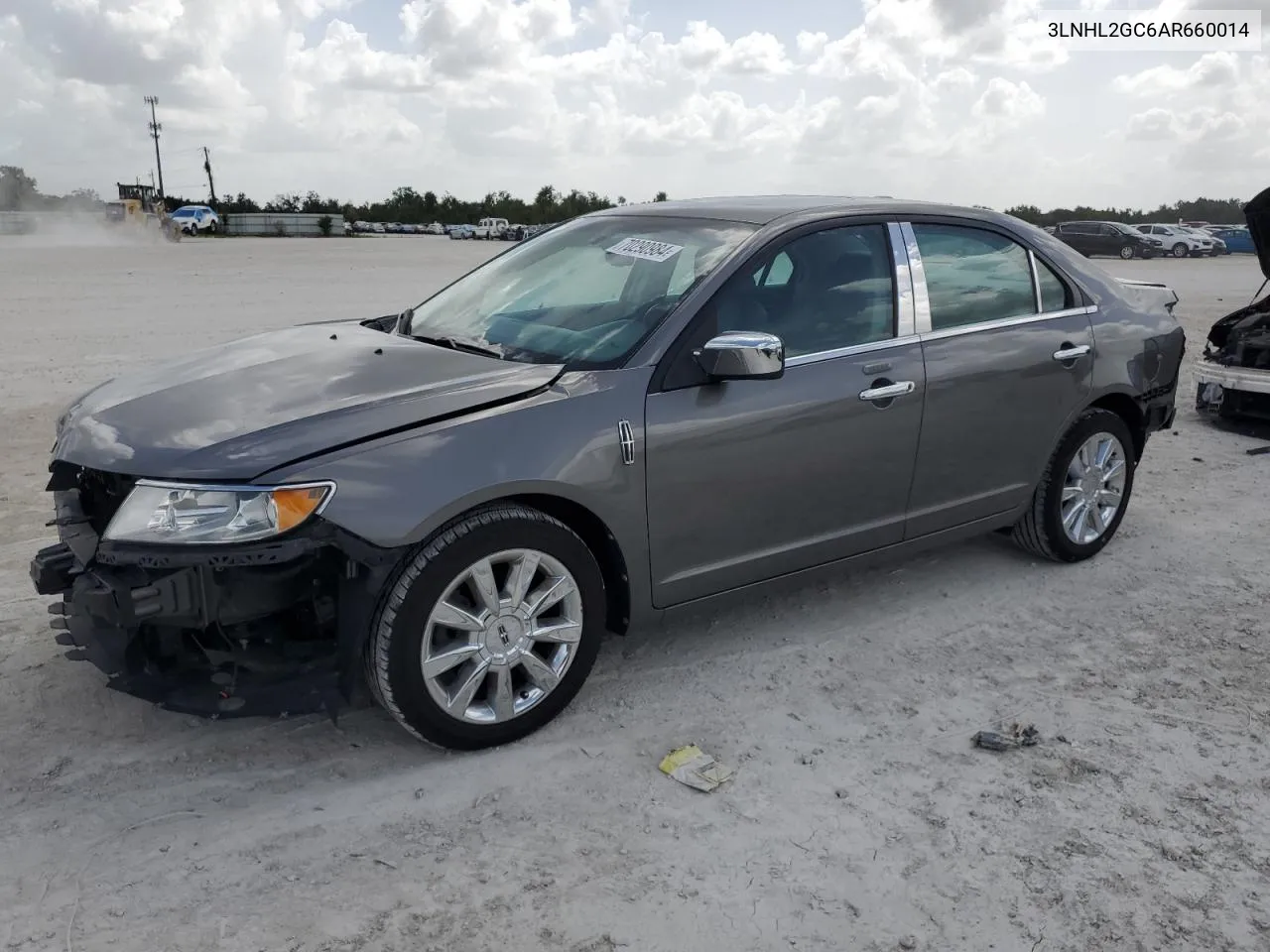 2010 Lincoln Mkz VIN: 3LNHL2GC6AR660014 Lot: 70290984