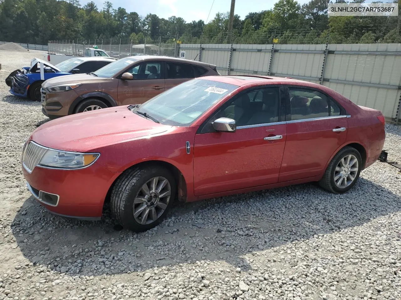 2010 Lincoln Mkz VIN: 3LNHL2GC7AR753687 Lot: 70602444