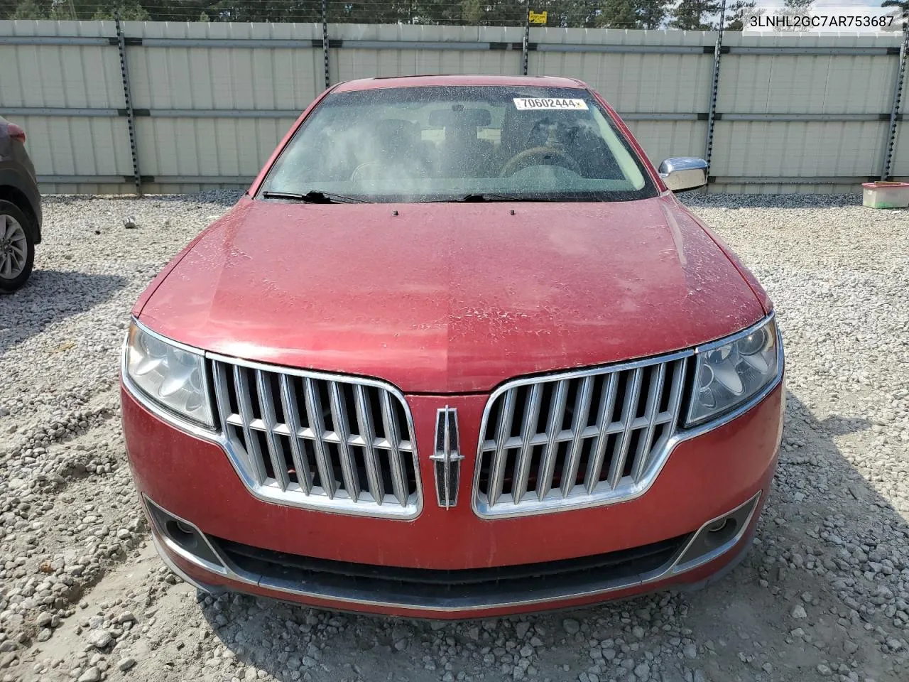 2010 Lincoln Mkz VIN: 3LNHL2GC7AR753687 Lot: 70602444