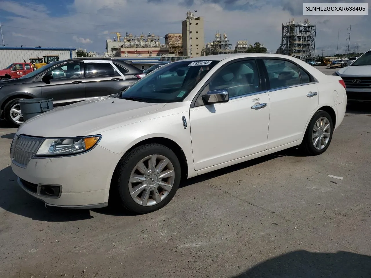 2010 Lincoln Mkz VIN: 3LNHL2GCXAR638405 Lot: 71923294