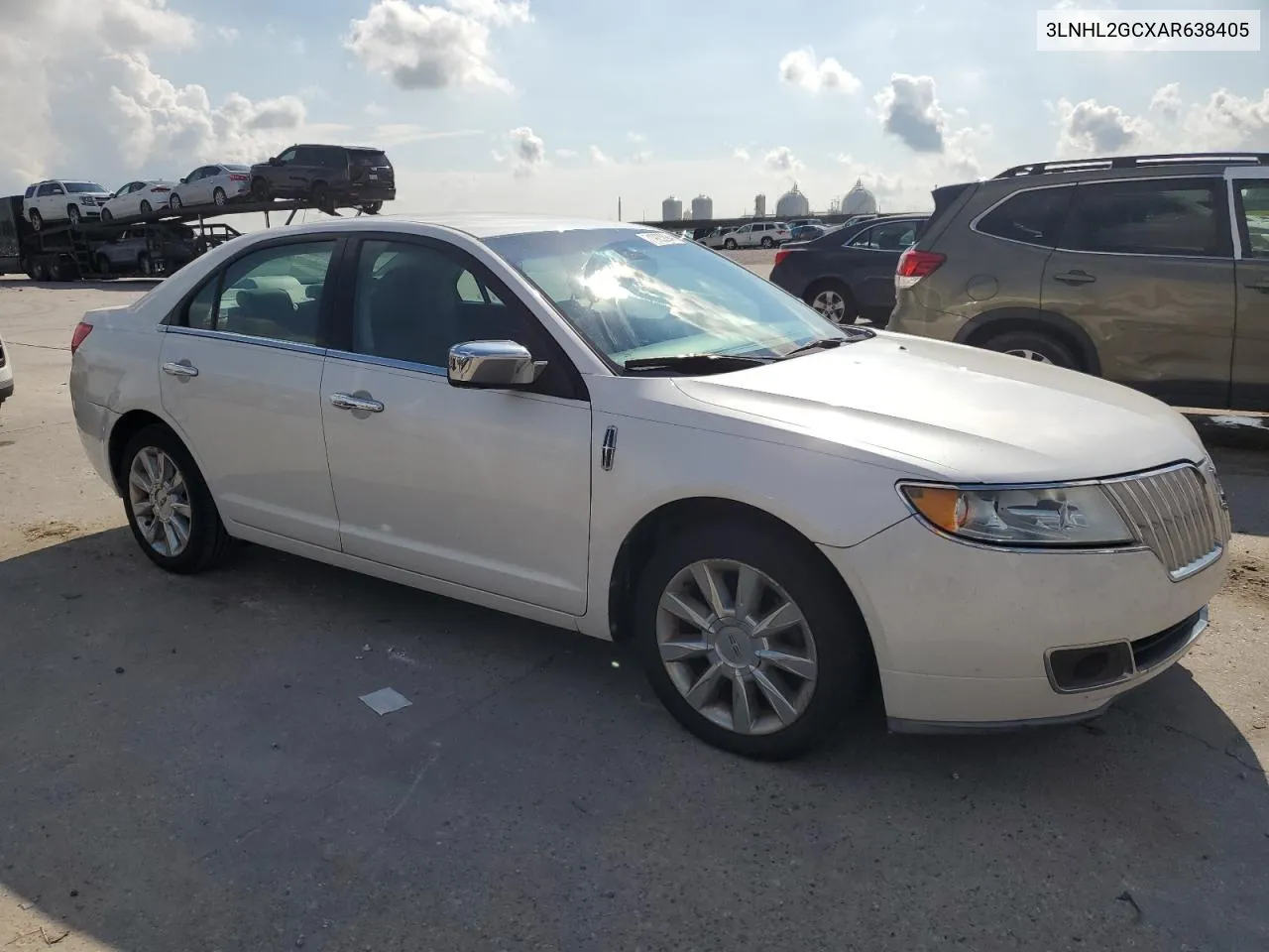 2010 Lincoln Mkz VIN: 3LNHL2GCXAR638405 Lot: 71923294