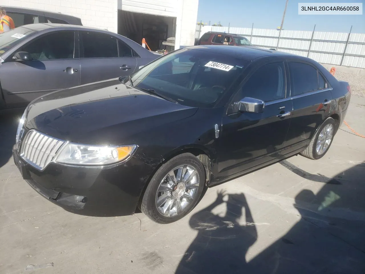 2010 Lincoln Mkz VIN: 3LNHL2GC4AR660058 Lot: 73047714