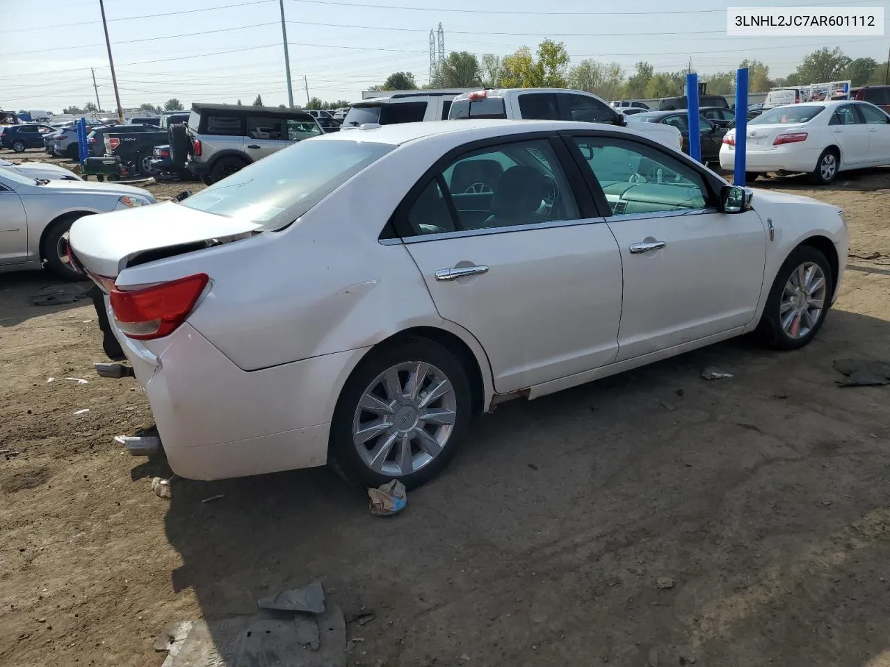 2010 Lincoln Mkz VIN: 3LNHL2JC7AR601112 Lot: 74647454