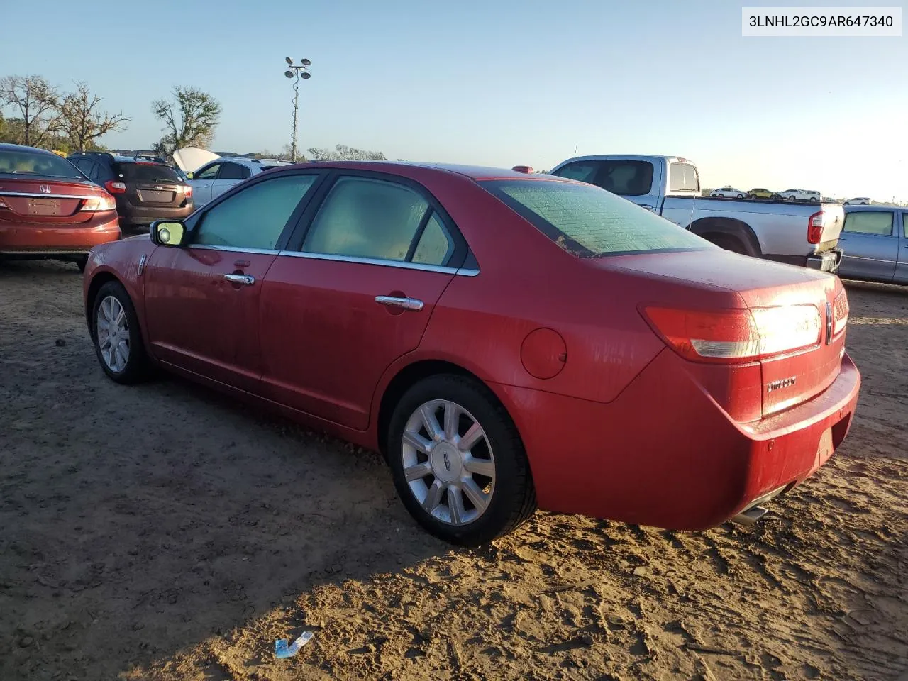 3LNHL2GC9AR647340 2010 Lincoln Mkz