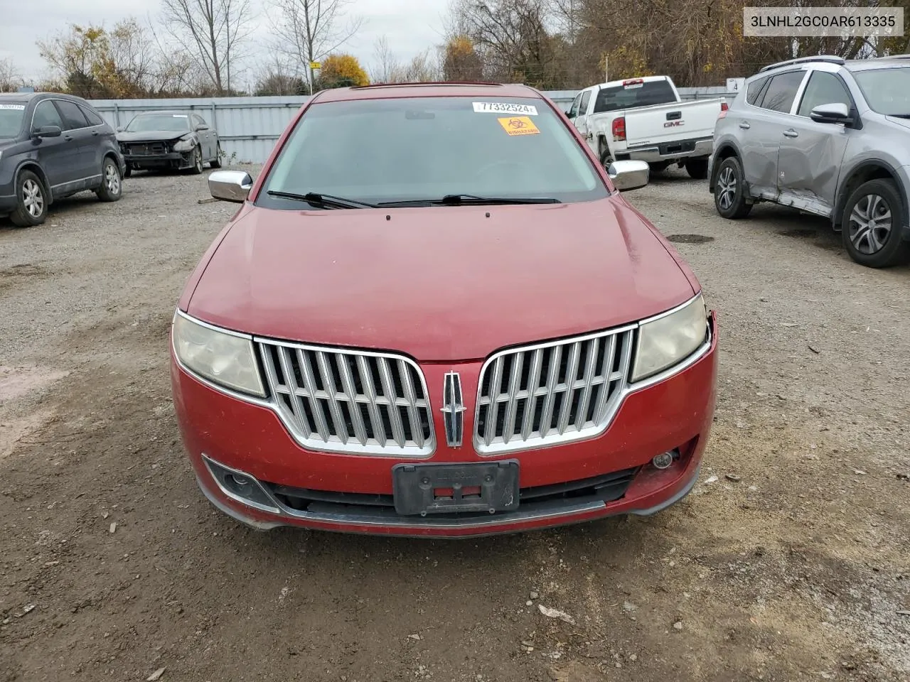 2010 Lincoln Mkz VIN: 3LNHL2GC0AR613335 Lot: 77332524