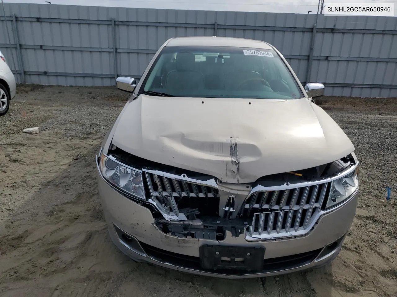 2010 Lincoln Mkz VIN: 3LNHL2GC5AR650946 Lot: 78757844