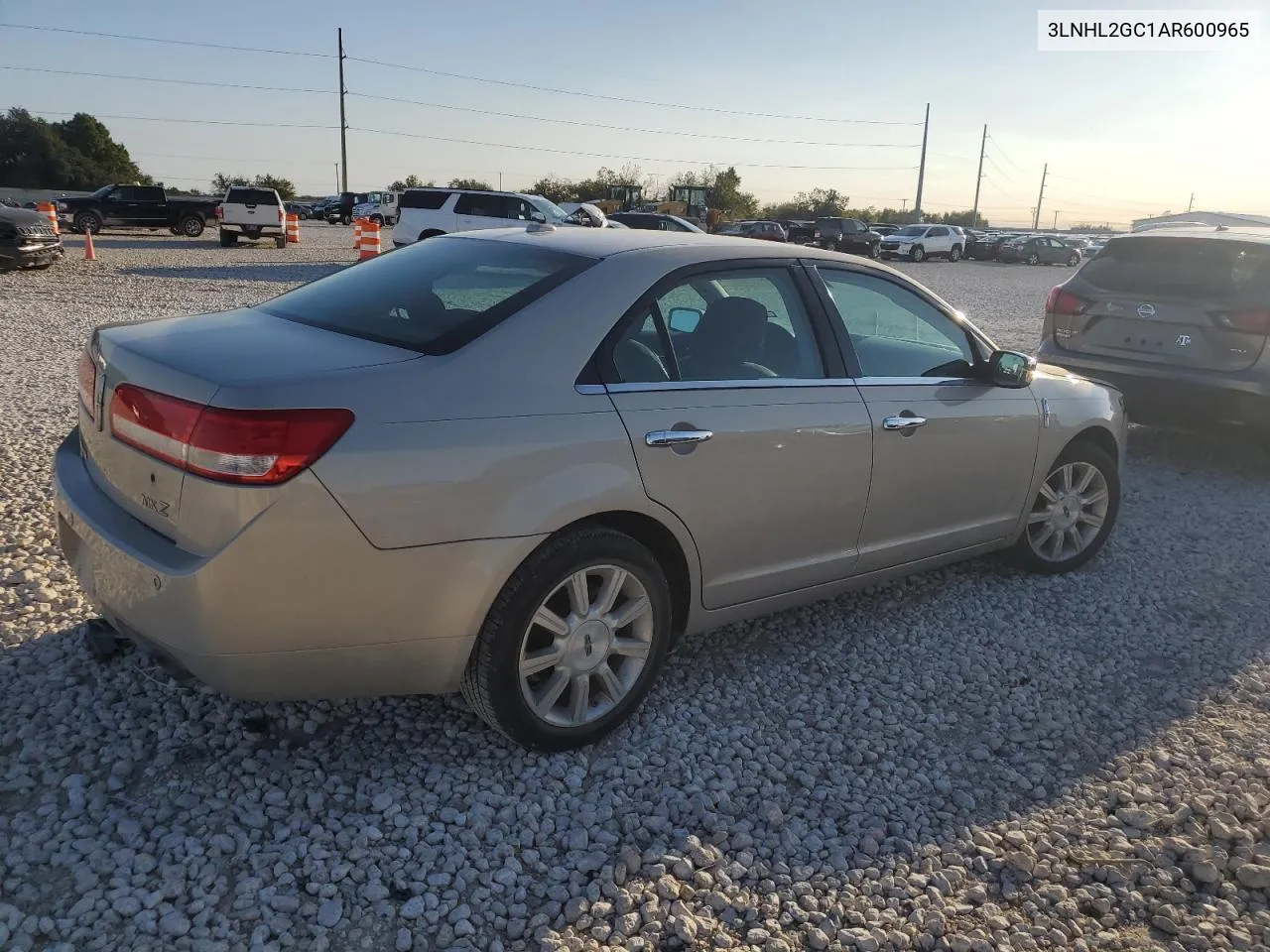 2010 Lincoln Mkz VIN: 3LNHL2GC1AR600965 Lot: 78876614