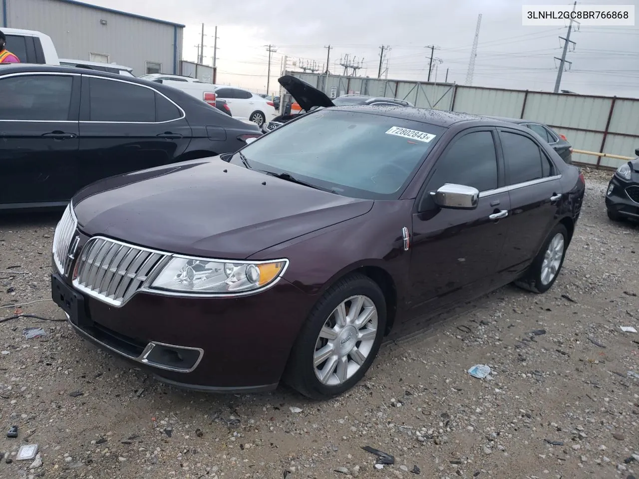 2011 Lincoln Mkz VIN: 3LNHL2GC8BR766868 Lot: 52823024