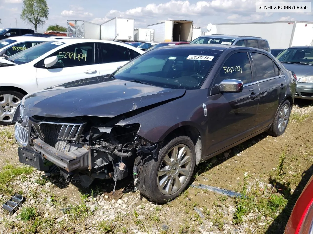 2011 Lincoln Mkz VIN: 3LNHL2JC0BR768350 Lot: 52833214