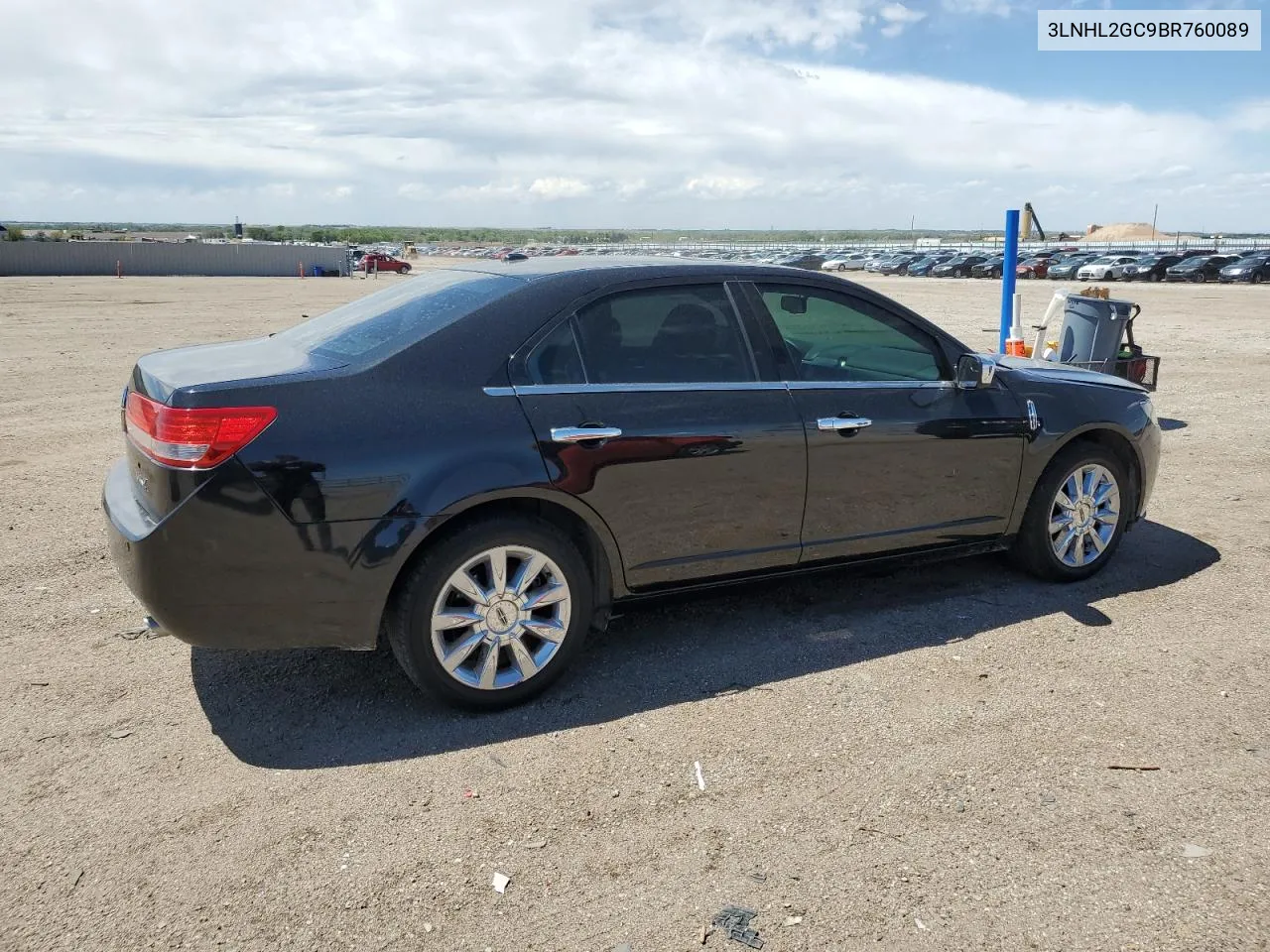 2011 Lincoln Mkz VIN: 3LNHL2GC9BR760089 Lot: 54007214