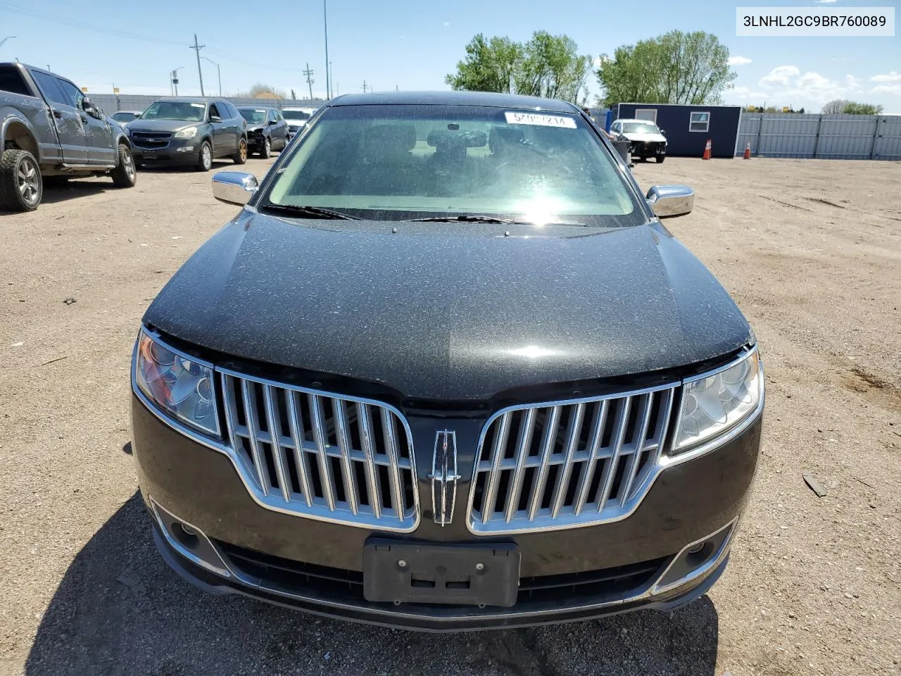 2011 Lincoln Mkz VIN: 3LNHL2GC9BR760089 Lot: 54007214