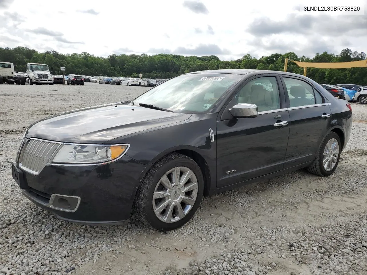 3LNDL2L30BR758820 2011 Lincoln Mkz Hybrid