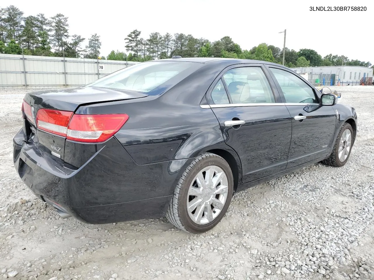 2011 Lincoln Mkz Hybrid VIN: 3LNDL2L30BR758820 Lot: 54029704