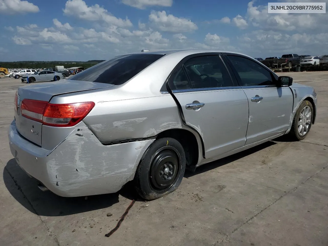 2011 Lincoln Mkz VIN: 3LNHL2GC9BR775952 Lot: 59402394