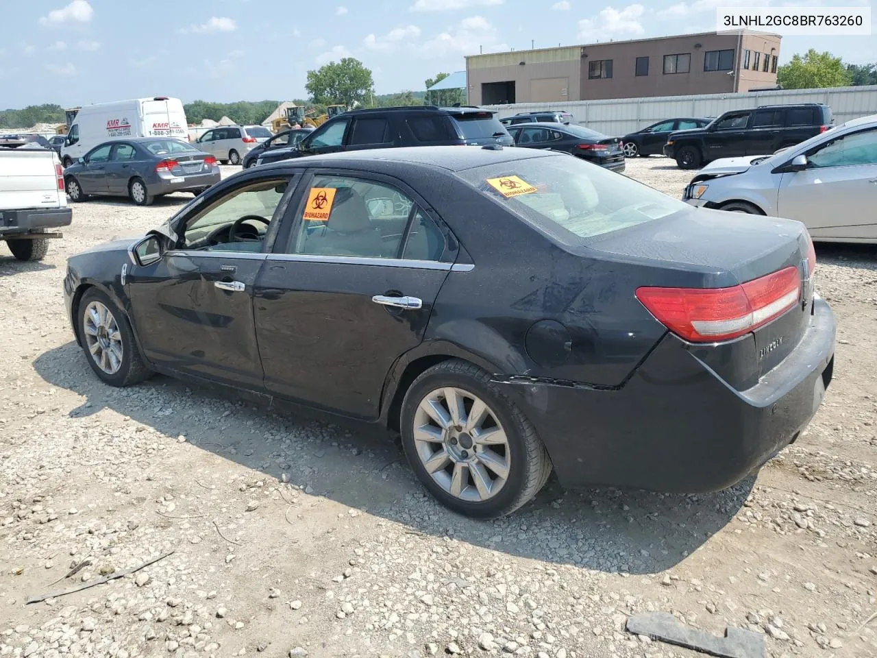 2011 Lincoln Mkz VIN: 3LNHL2GC8BR763260 Lot: 62109494