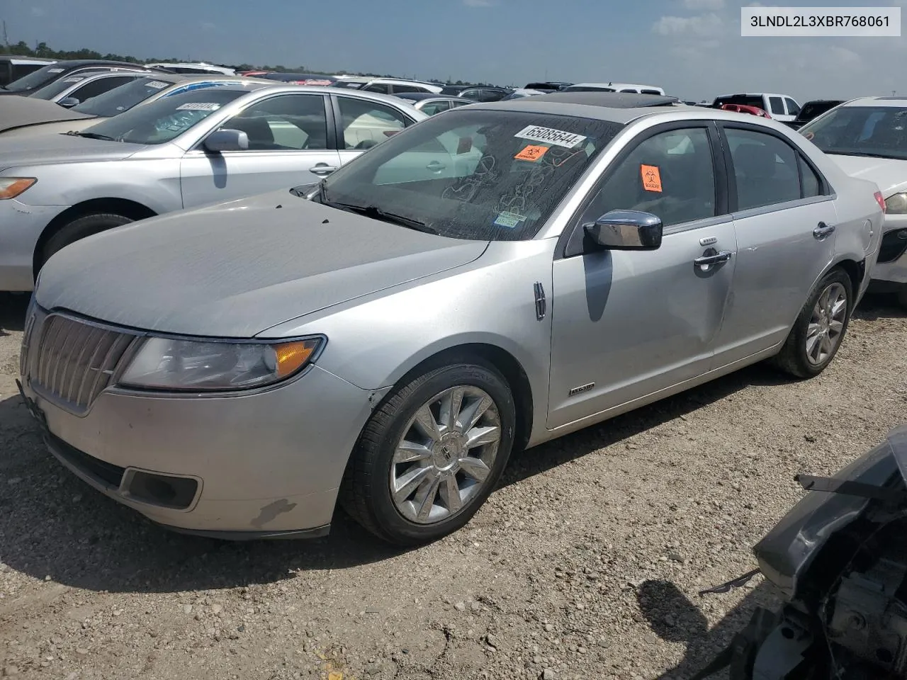 2011 Lincoln Mkz Hybrid VIN: 3LNDL2L3XBR768061 Lot: 65085644